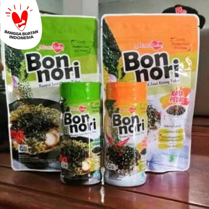 

q20w1q1qw Mamasuka Bon Nori Rumput Laut Kering Tabur Botol 30 Gram Dscscv