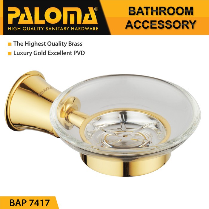 PALOMA BAP 7417 Tempat Sabun Batang Bar Soap Holder Dinding Mandi