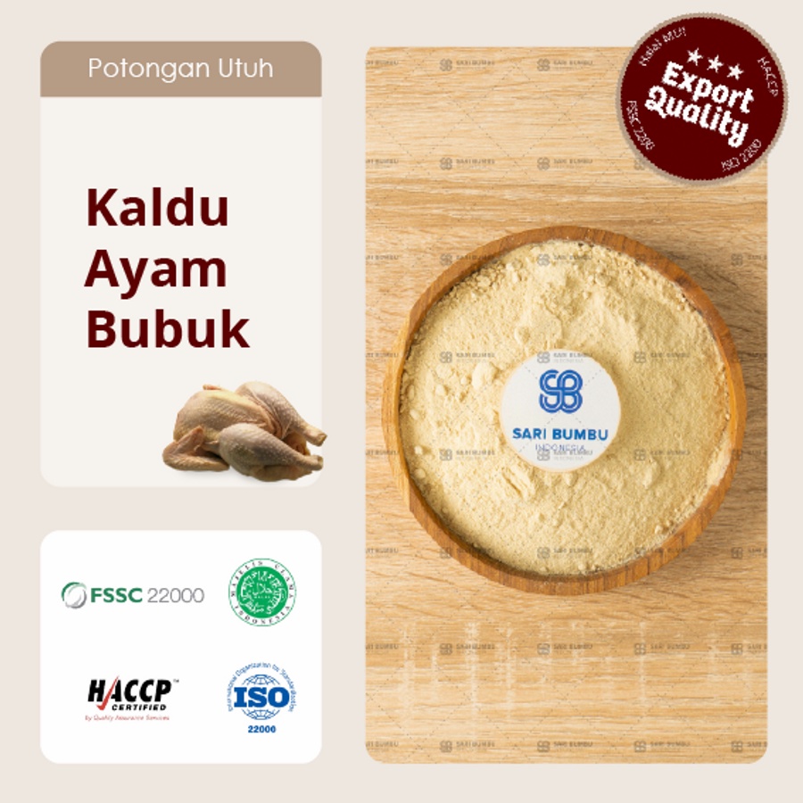 

Kaldu Ayam Bubuk| Chicken Broth Powder 250gr Export Quality