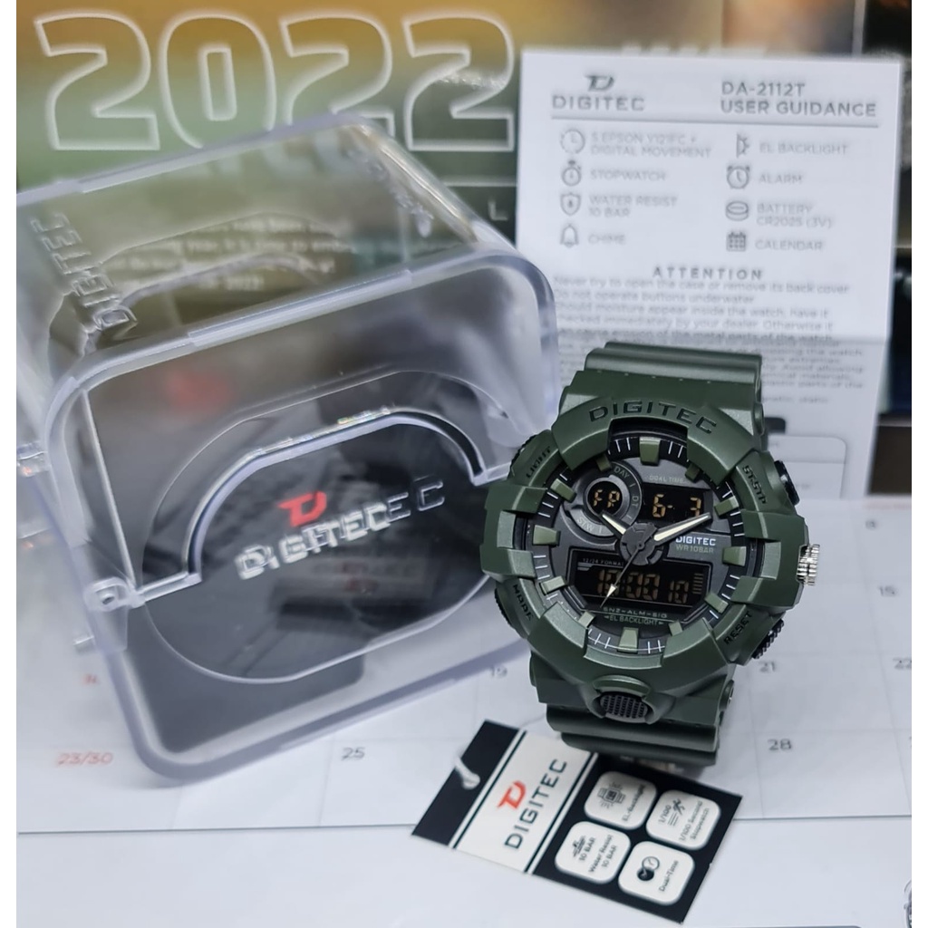 Jam tangan Digitec DA-2112T Original