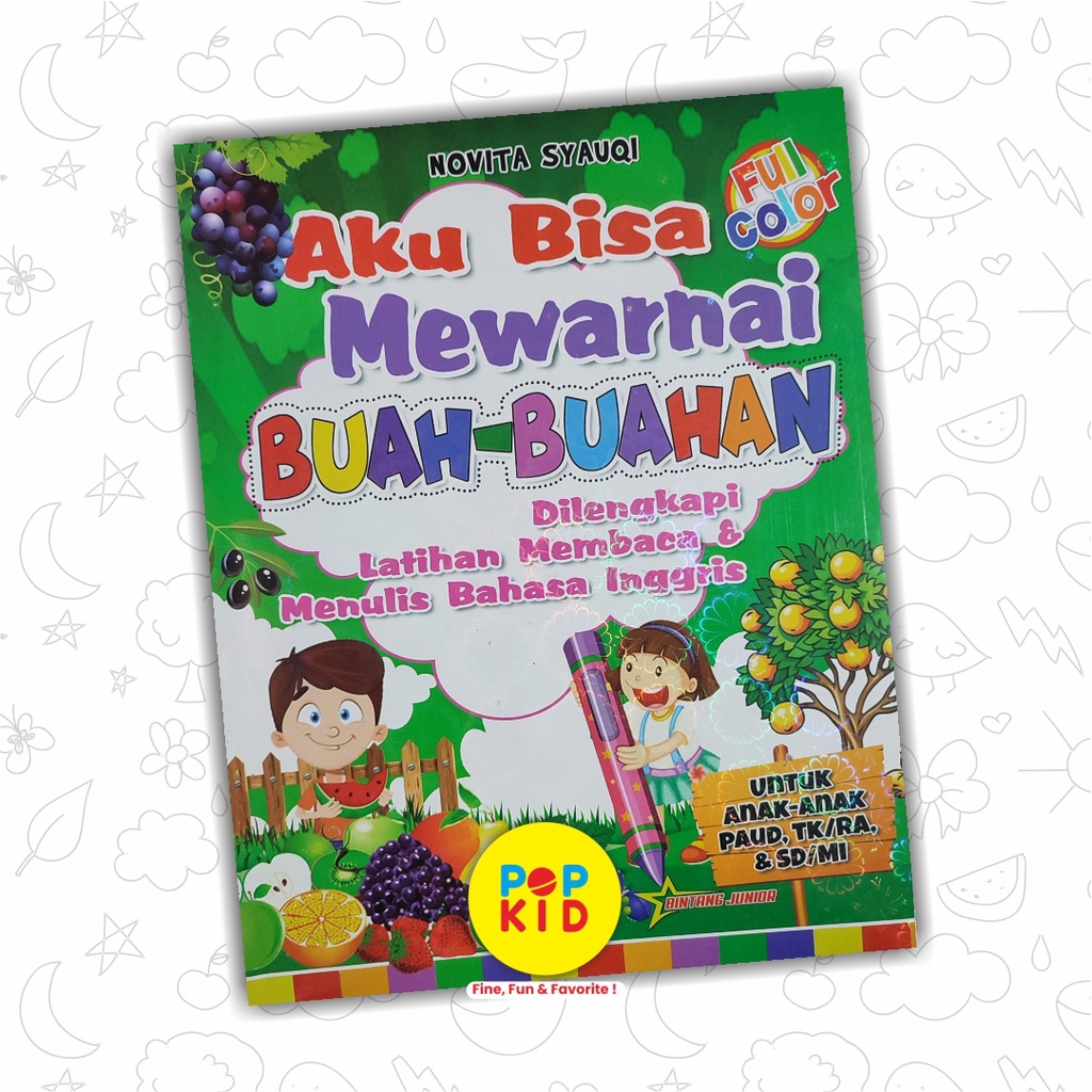 BUKU MEWARNAI ANAK - AKU BISA MEWARNAI BANYAK PILIHAN SERI BEST SELLER