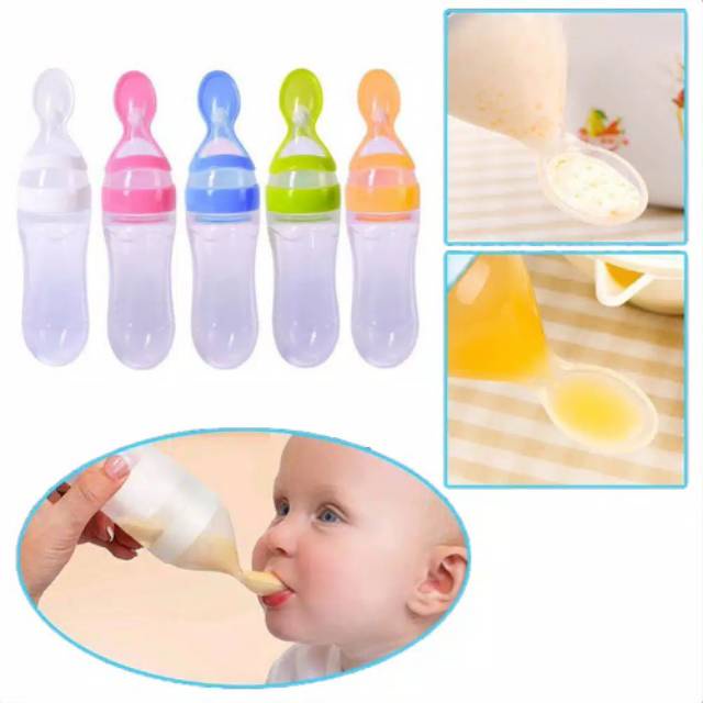 COMBO paket Mpasi Baby feeder Sendok botol Mangkok Sendok sensor bayi