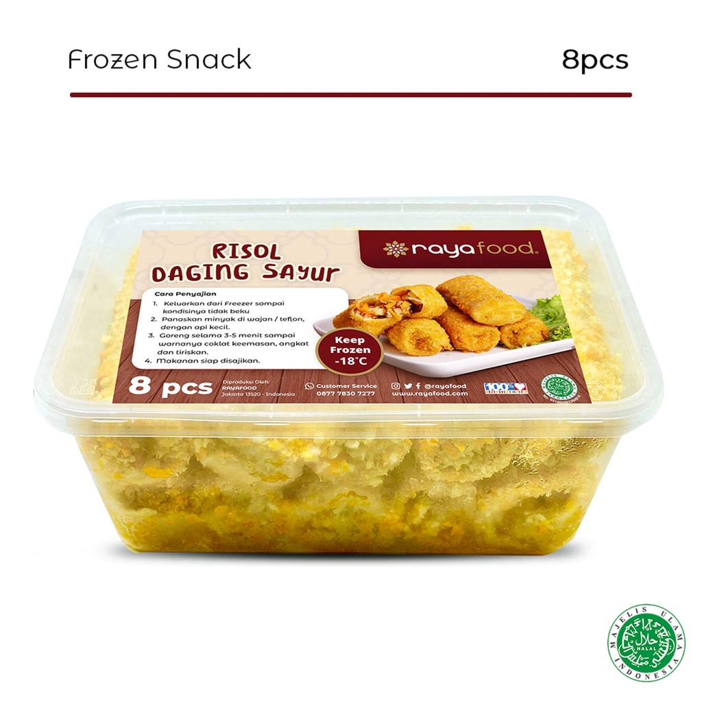 

Risol Daging Sayur Frozen Rayafood