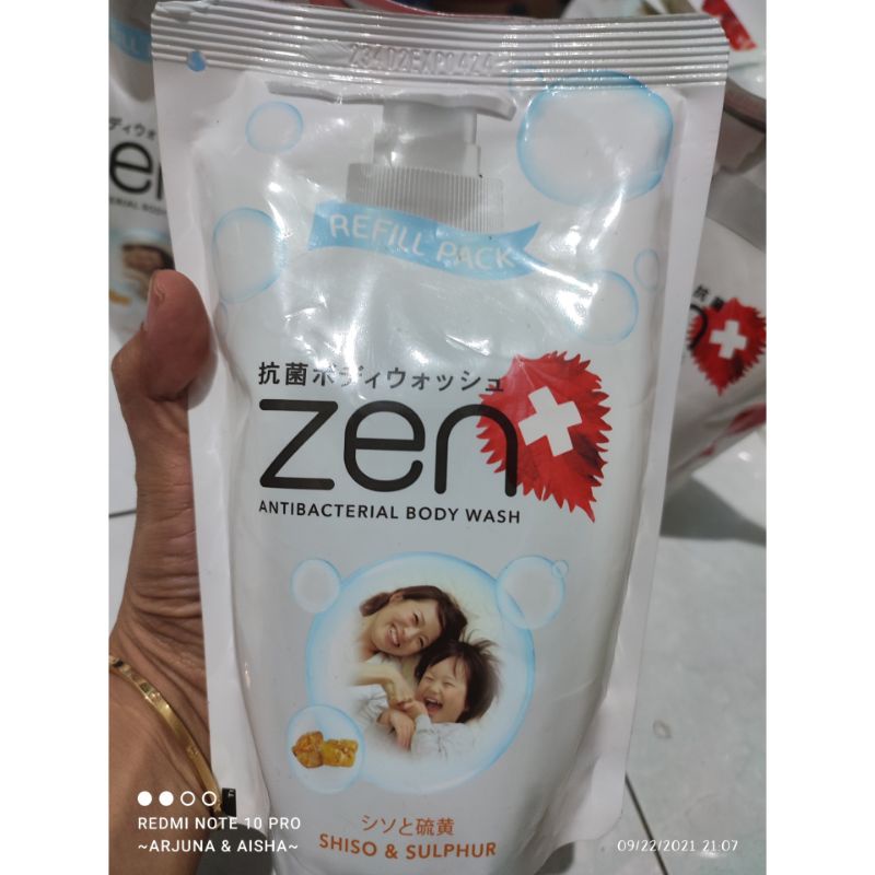 ZEN Antibacterial Bodywash Refill 450ml/400ml