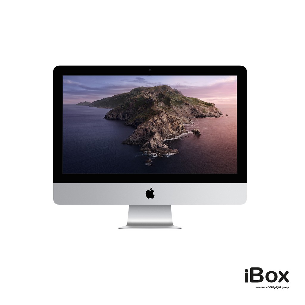 Apple iMac (Retina 4K, 21.5 inci, 2020) 2.3GHz, 8GB RAM, 256 SSD, Silver