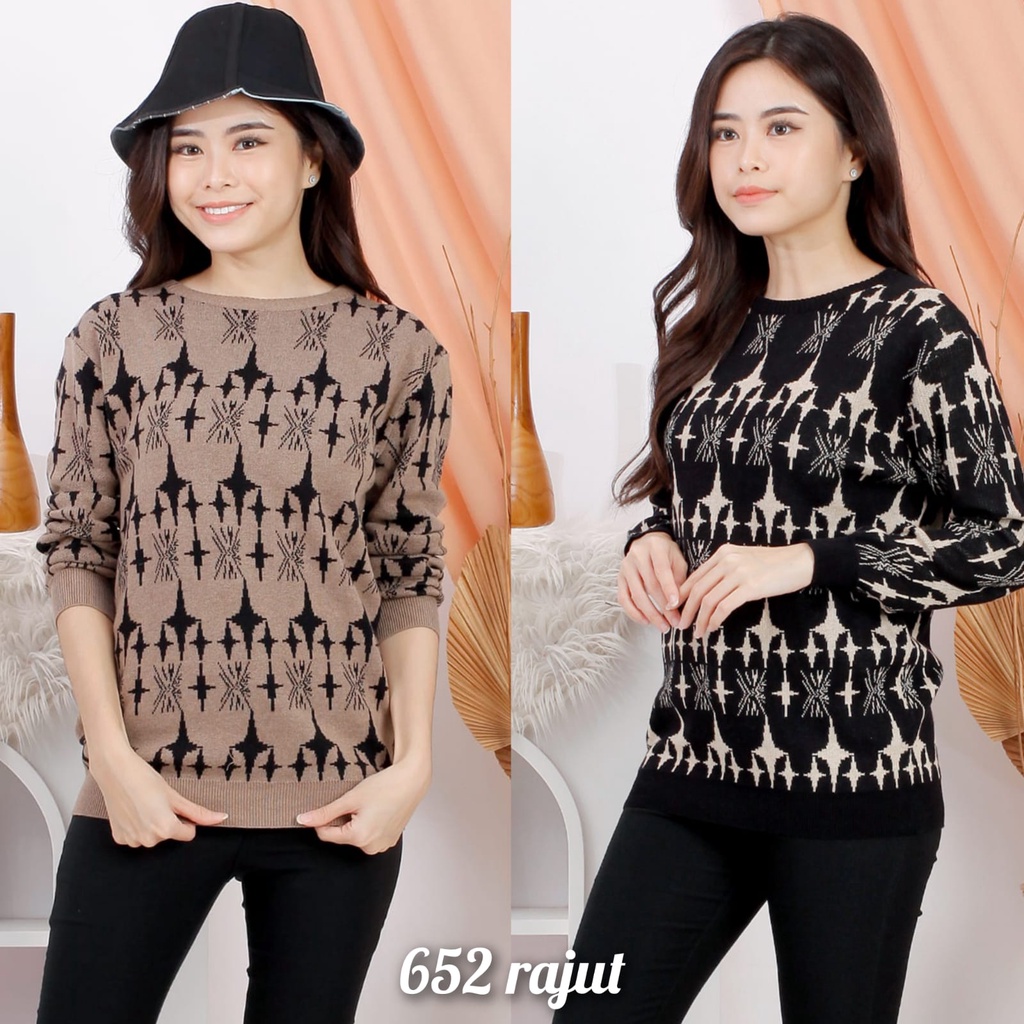 Winna Sweater Rajut - Knitwear Atasan Wanita (652)