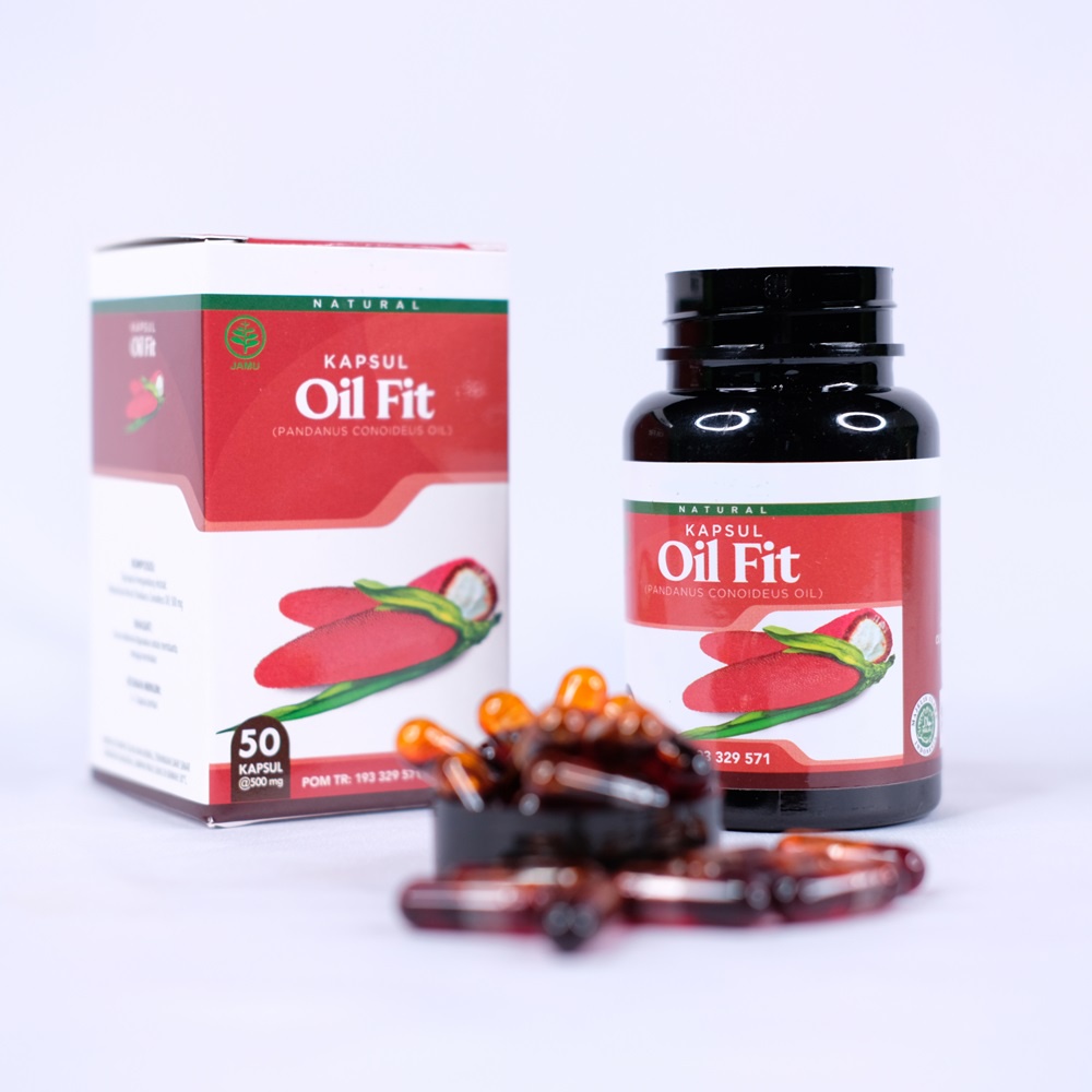 Oil Fit Vitamin Obat Mata Merah Minus Plus Silinder Katarak Rabun Glaukoma Herbal Isi 50 Kapsul Buah Merah Papua Asli BPOM Original