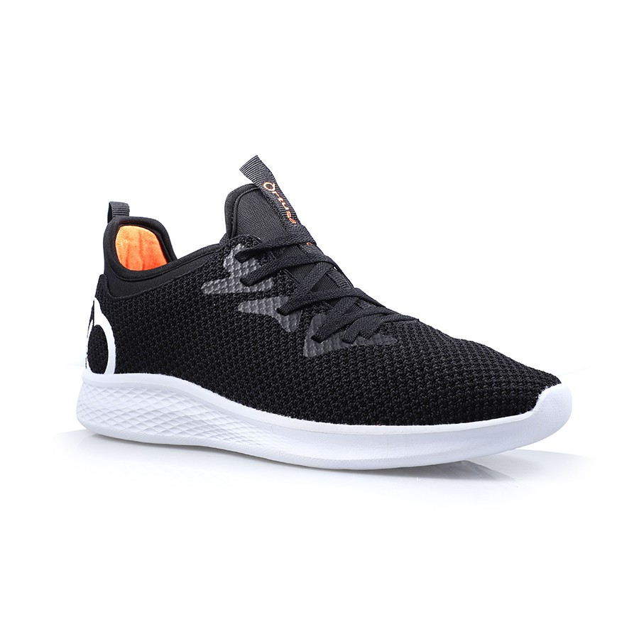 Ortuseight sepatu Lari / Sneakers Pria Phyton Ultra Black