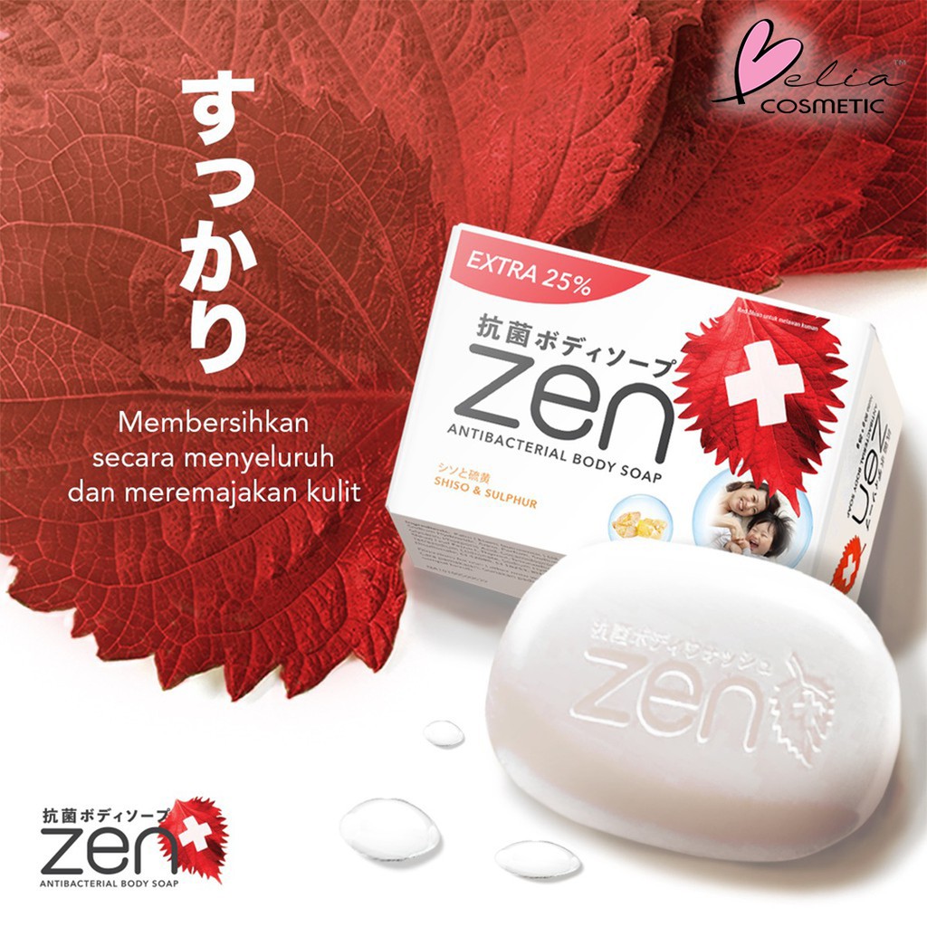 ❤ BELIA ❤ ZEN Antibacterial Body Soap besar kecil | Sabun Mandi Batang Zen Anti Bakteri Shinzui