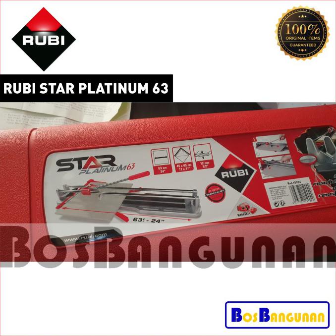 Monggo] Mesin Potong Granit Rubi Star-63 / Rubi Star 63 Manual Tile Cutter