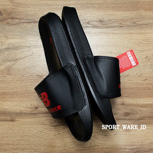 Sandal Slop Karet Pria N3w BaIanc3-Hitam Merah-Import-4