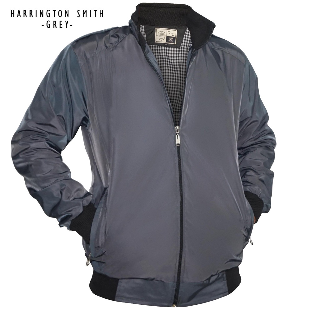 Jaket Harrington Smith Bomber Polos Pria Wanita Unisex Original Dogart