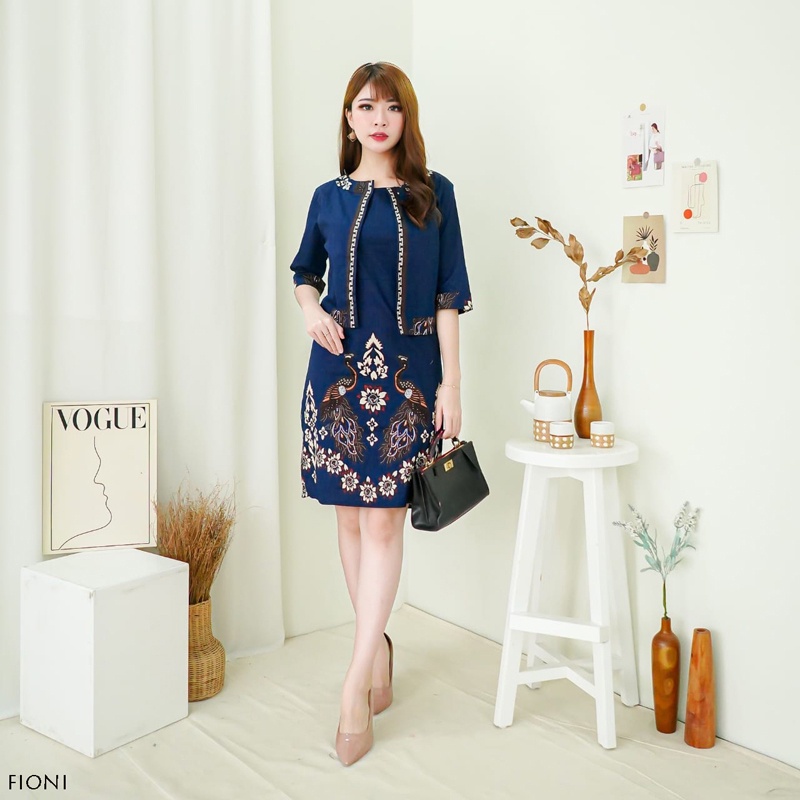 FAMILY BATIK / BATIK COUPLE / SERAGAM BATIK / BATIK SERAGAM KANTOR / JM / KEVIN FAMILY-FIONI - STANDAR