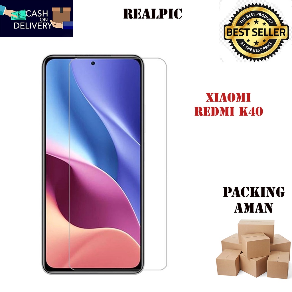 Tempered Glass Xiaomi Redmi K40 Screen Protector Anti Gores