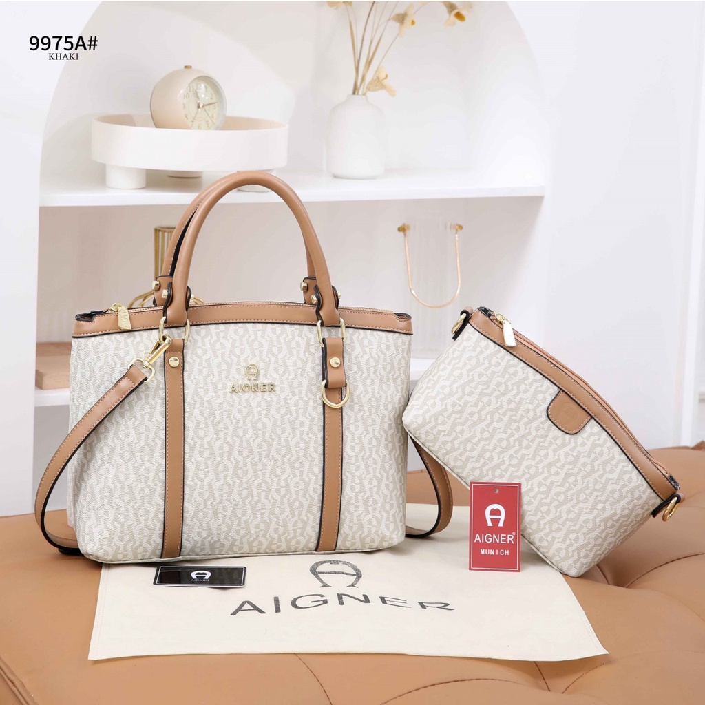 Tote With Slingbag in Signature Coated Canvas 9975A