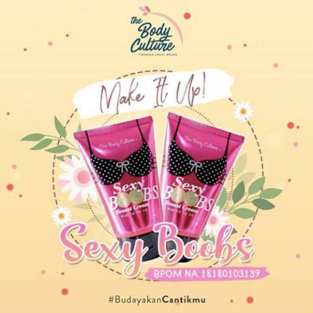 [Bisa COD] Sexy Boobs The Body Culture Original BPOM 80 ml
