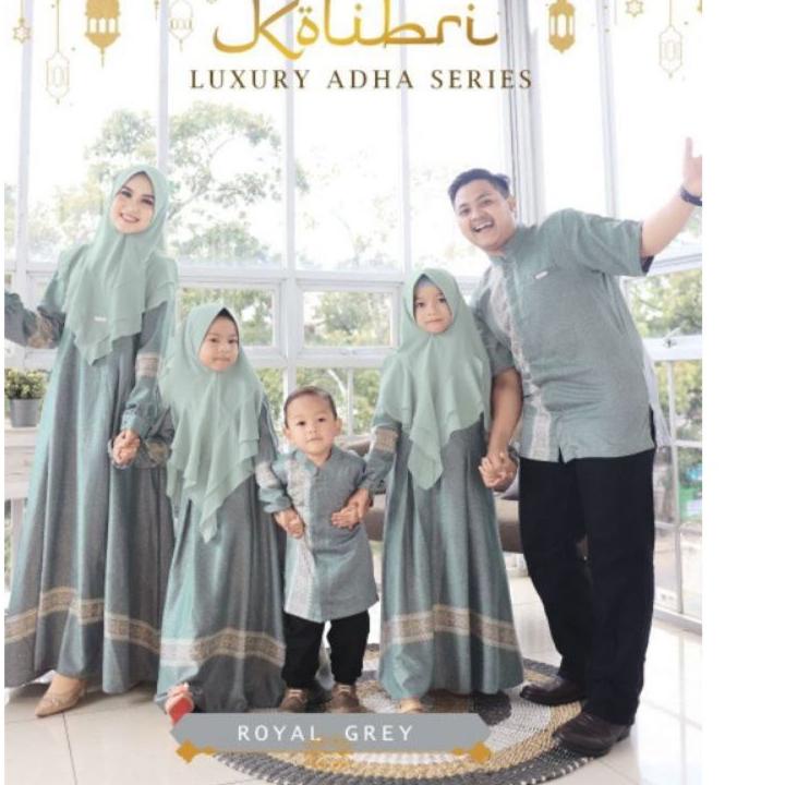 Kode0g0Fu--New Kolibri Luxury Adha Series WNJ | Set Couple Gamis dan Koko Family | Gamis dan Koko Sa