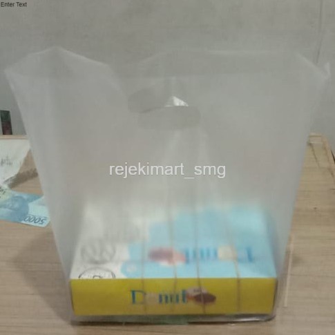 

Ready Stock !!! Tas Plastik Dus Multifungsi / Dus Donat ( Besar ) isi 50pcs