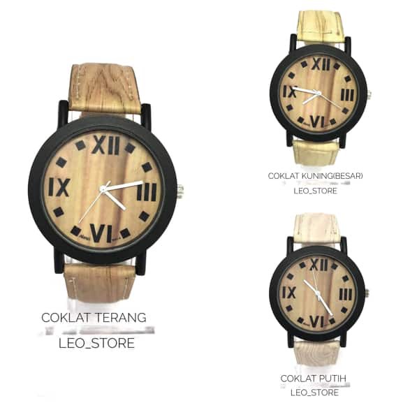 JAM TANGAN FASHION KULIT WANITA JAM TANGAN PARIS A2 READY TERSEDIA DENGAN 4 WARNA KULIT