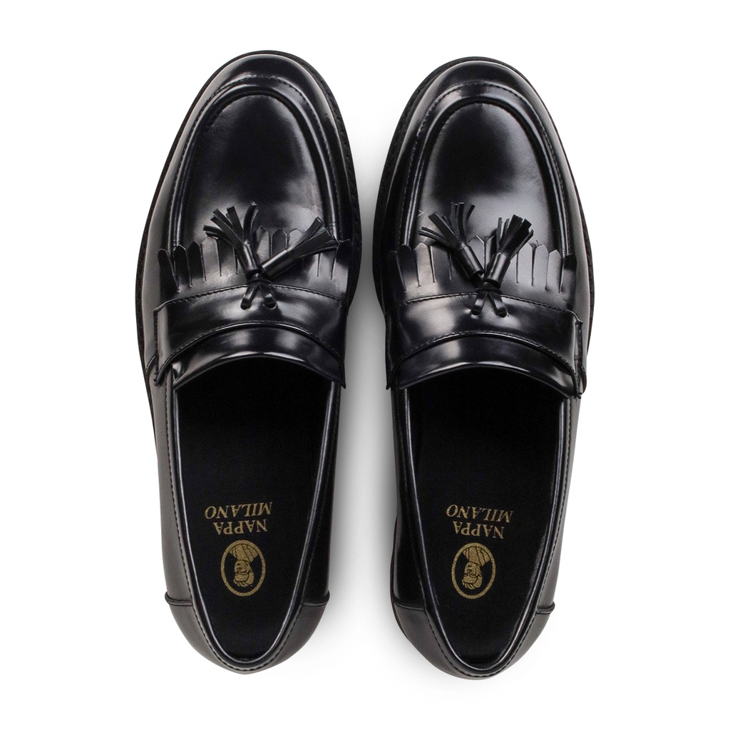 Sam Tassel Black - Nappa Milano - Sepatu Pria