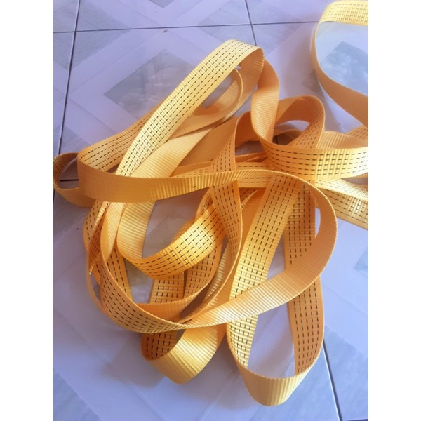 tali sabuk trek belt rachet tie down tali krek lebar 5 cm 4 ton harga per 1 meter