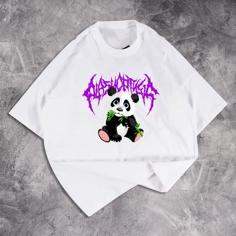 AFI - MC - Kaos Oversize Wanita Panda (LD 106, P 65)