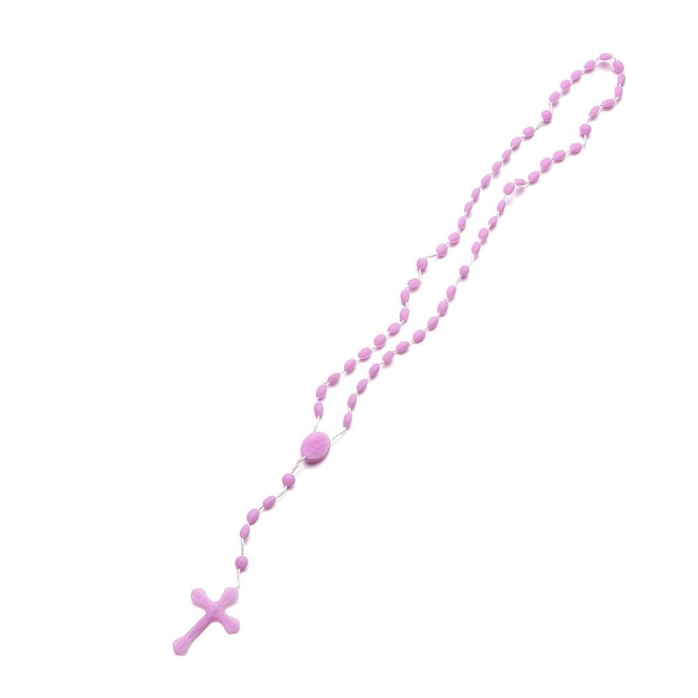 Kalung Nanas Rosario Kalung Perhiasan Salib Plastik