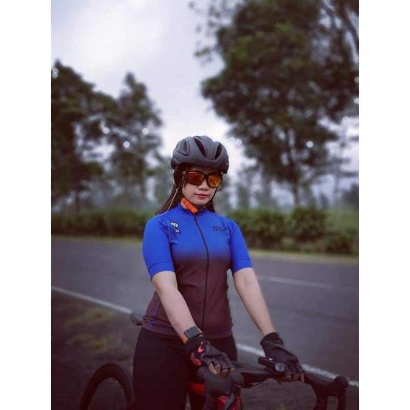 BAJU SEPEDA WANITA SXB PRO TEAM TECHNICAL JERSEY ROOD BIKE PRINT