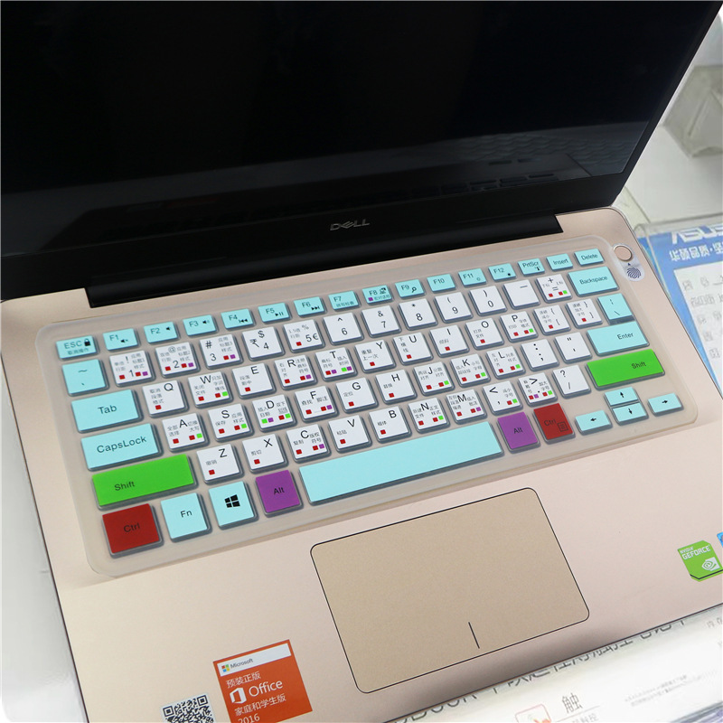 Skin Silikon Cover Pelindung Keyboard Laptop 14 &quot;Untuk Dell Latitude 3400 3460 3480 3490 5000 5481 7000 7482