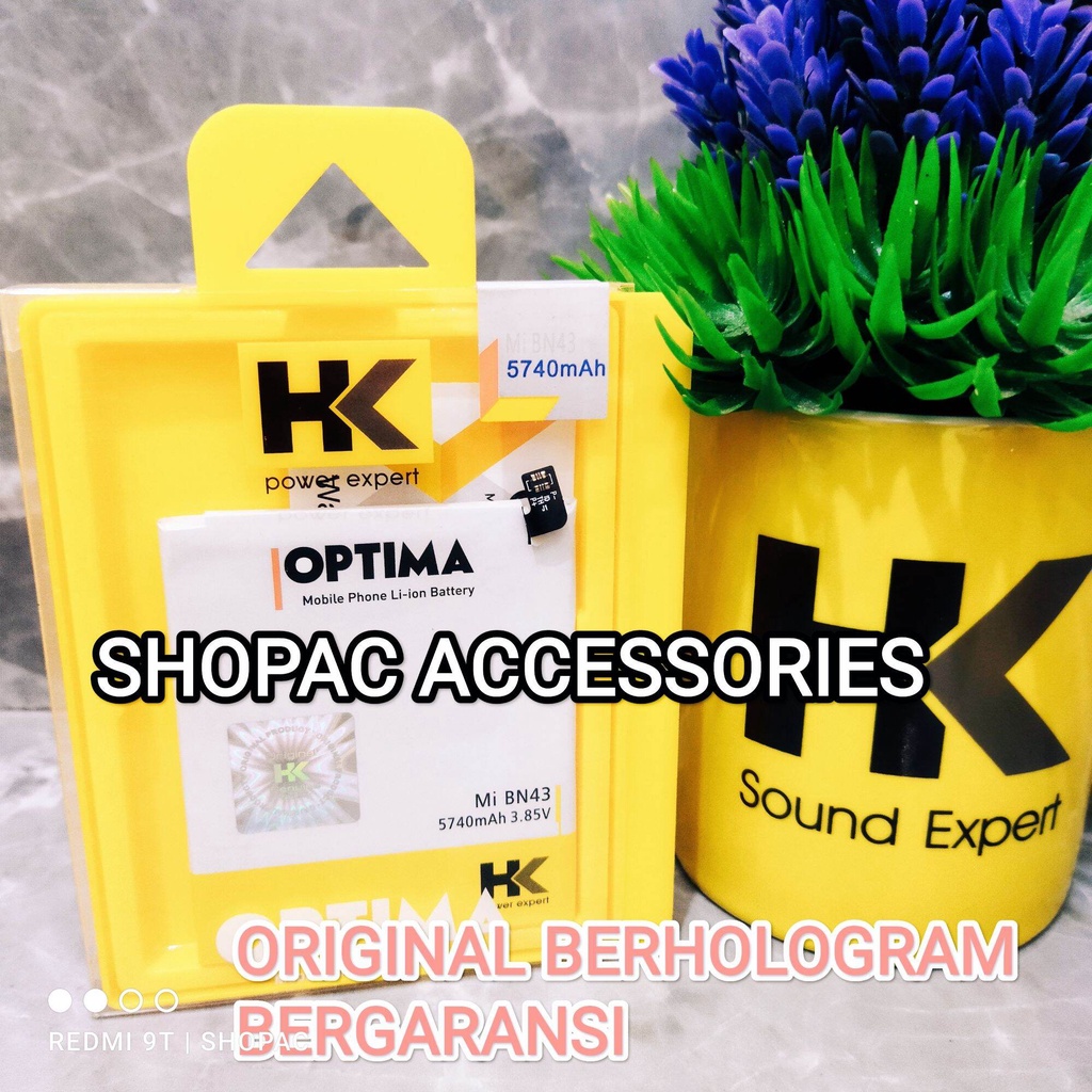 BA HK BN43 BATERAI XIAOMI REDMI NOTE 4X 4 SNAPDRAGON BN 43 DOBEL POWER HK