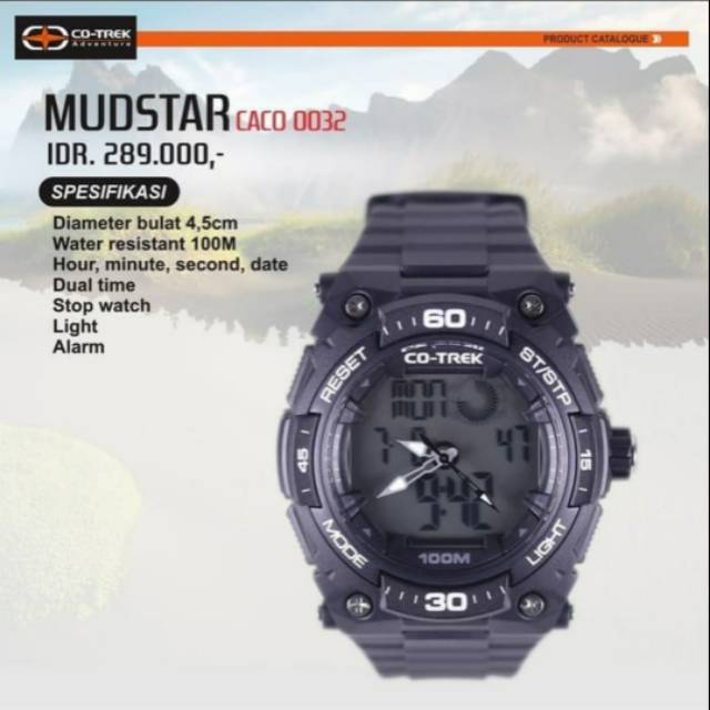 Jam Tangan Pria Co-trek Mudstar - Jam Tangan Digital Analog Pria Cotrek Mudstar