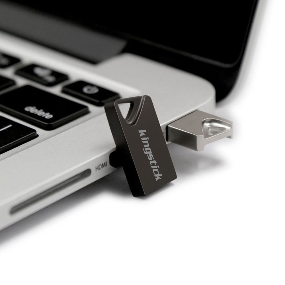 Flash Drive Penyimpanan Data USB 3.0 Kingstick 2-64GB Bahan Metal Untuk PC Laptop