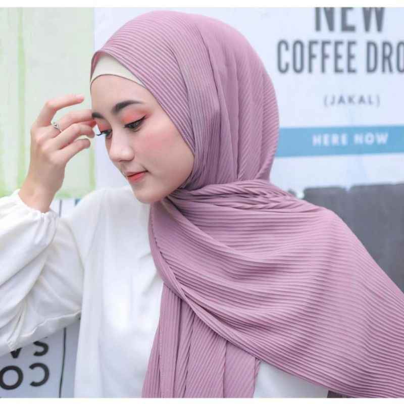 JILBAB PASMINA PLISKET