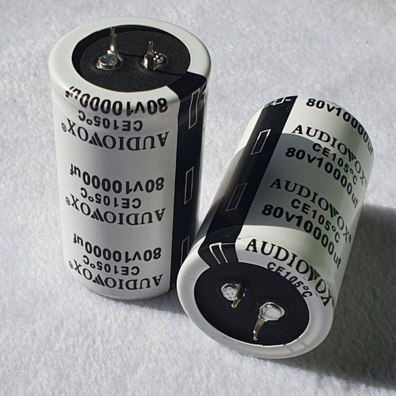 Elco AUDIOVOX 10000uf 80V Putih