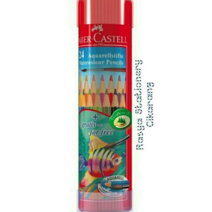 

Faber - Castell Watercolour Pencils round tin 24 L