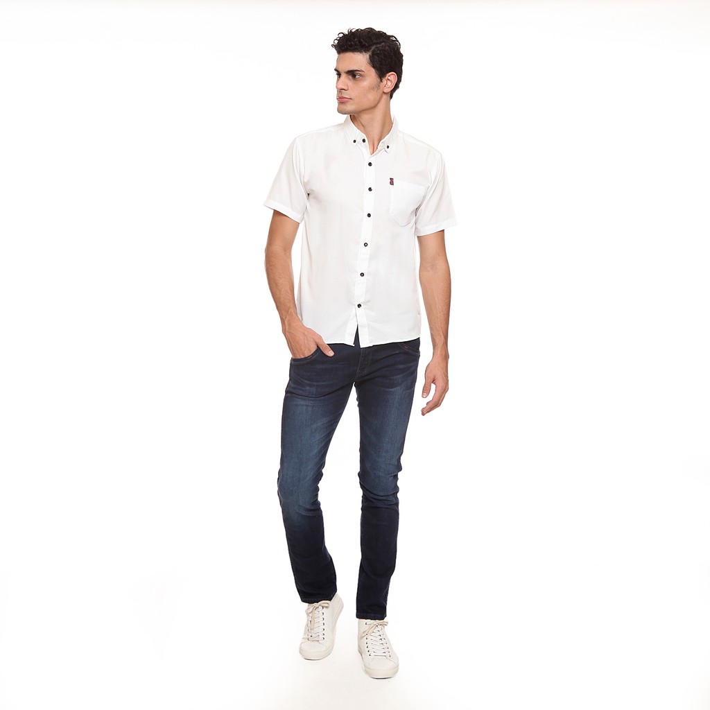 Kemeja Casual Lengan Pendek Pria Model terbaru Kantong - XSHOP Heri