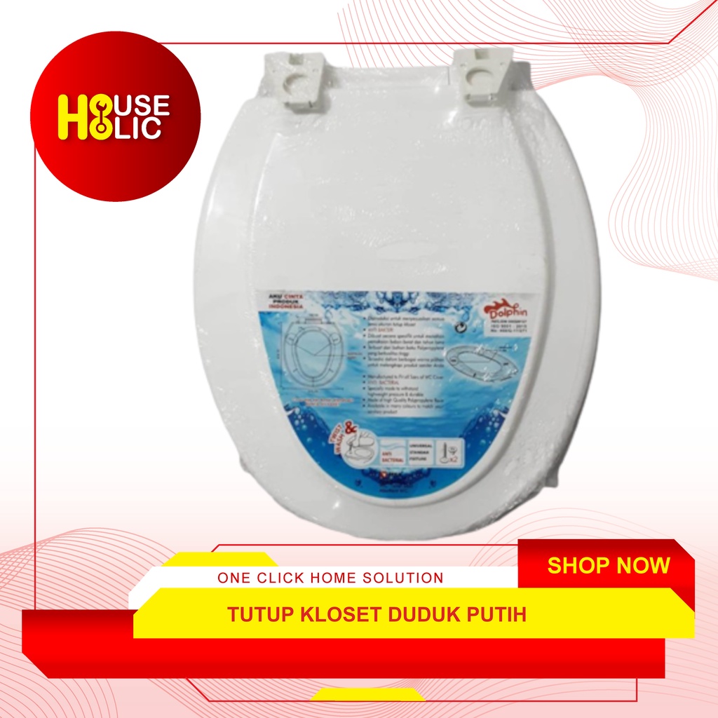 Tutup Kloset Duduk / Penutup Closet WC / Seal Cover Toilet Universal