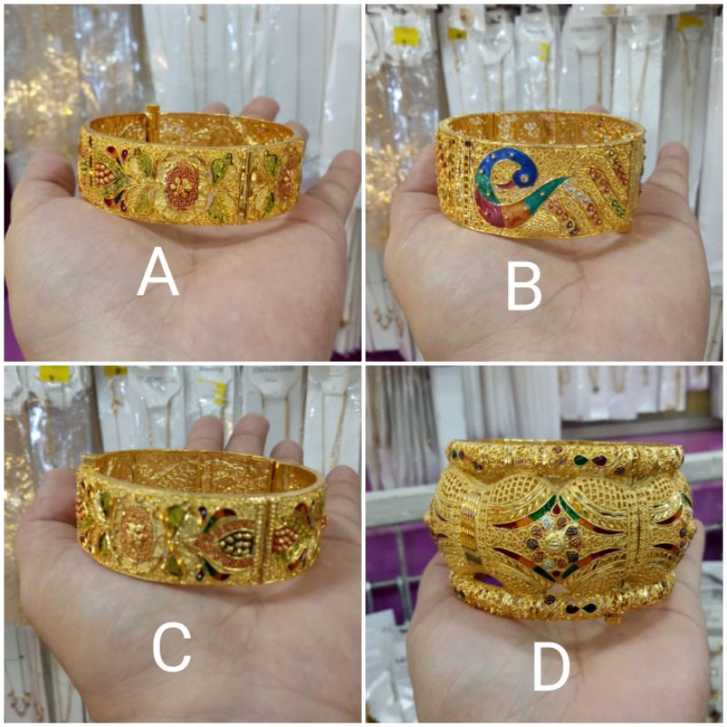 gelang dubai bangle lapis emas