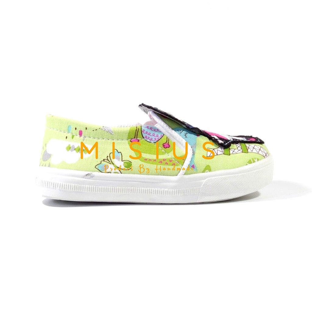 Misius Sepatu Anak Cewek Slip On LOLE Lucu