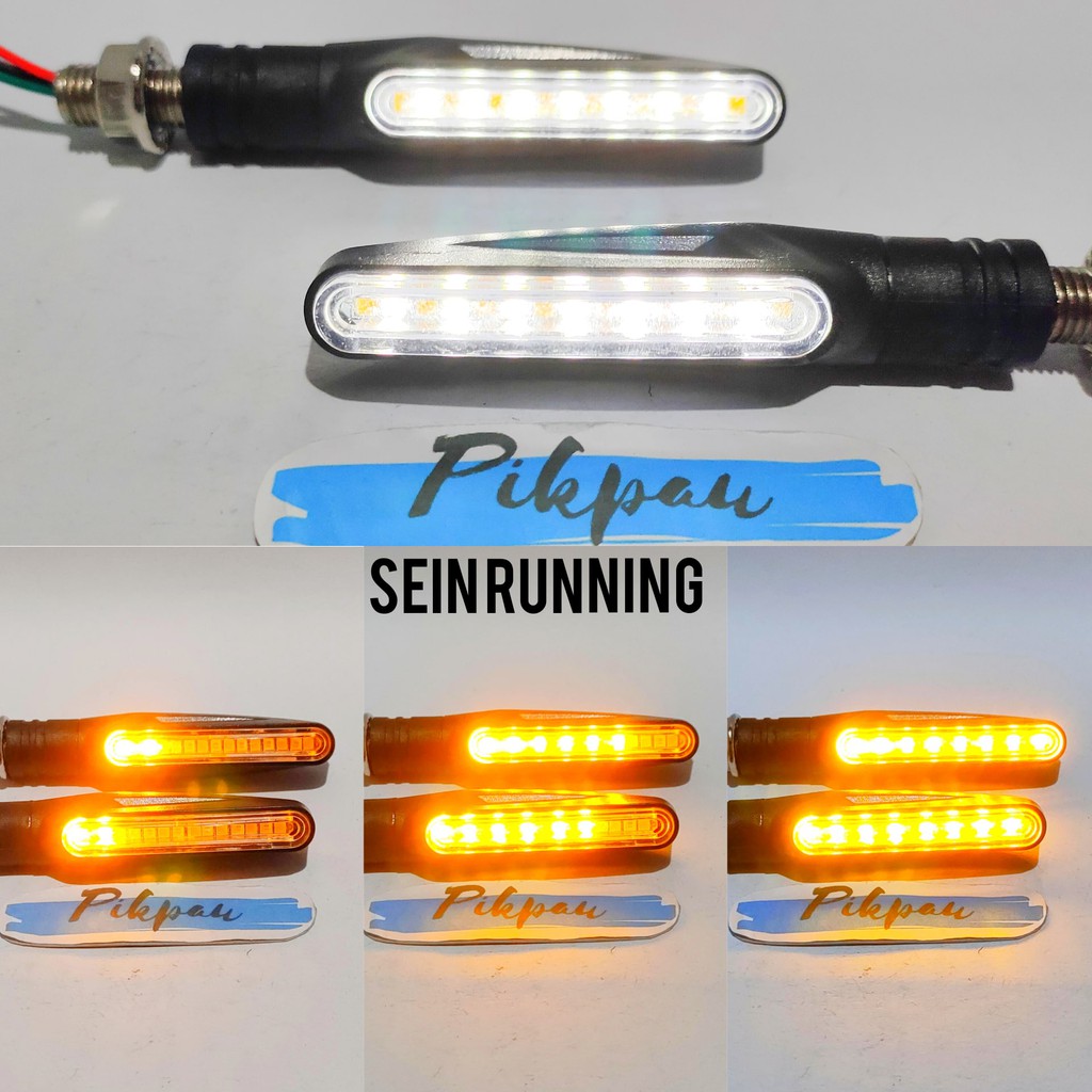 Lampu LED Sein Moge Running Lampu Sen Senja 2 Untuk Universal