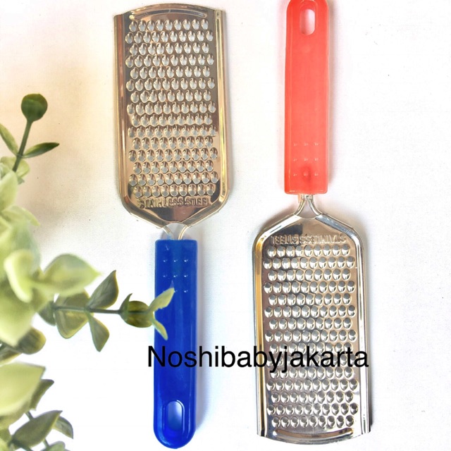 Parutan keju /parutan stainless dengan GAGANG aneka warna