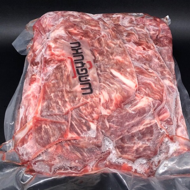 

Wagyu Flapmeat Karubi slice beef tebal 5mm ideal untuk grilling/BBQ