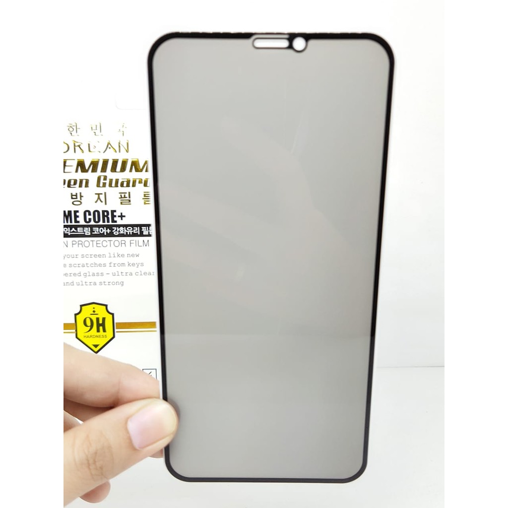 Tempered Glass Anti SPY iPhone XR 6.1 inchi Full Layar Privacy Screen Guard List Warna ANTI INTIP