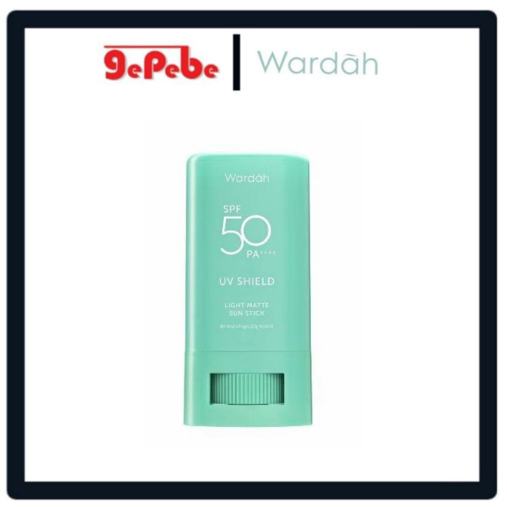 Wardah UV Shield Light Matte Sun Stick SPF 50 PA++++, 22gr