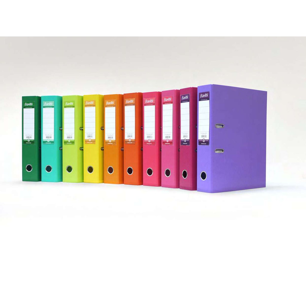 

[BMS Samarinda] Bantex Lever Arch File Ordner Plastic PP Folio 7cm #1465