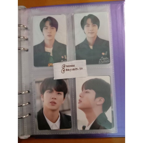 PHOTOCARD DICON BTS OFFICIAL JIN & JHOPE