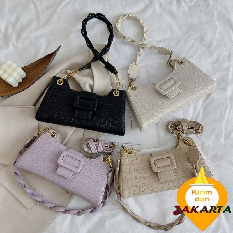 (2PC BISA IKG)GTBI998873580 New Arrival  !!!  Tas Selempang  Tas Wanita Import  Premium Terbaru