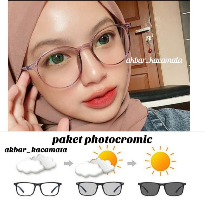 kacamata photocromic 2126/ antiradiasi/ kacamata blueray