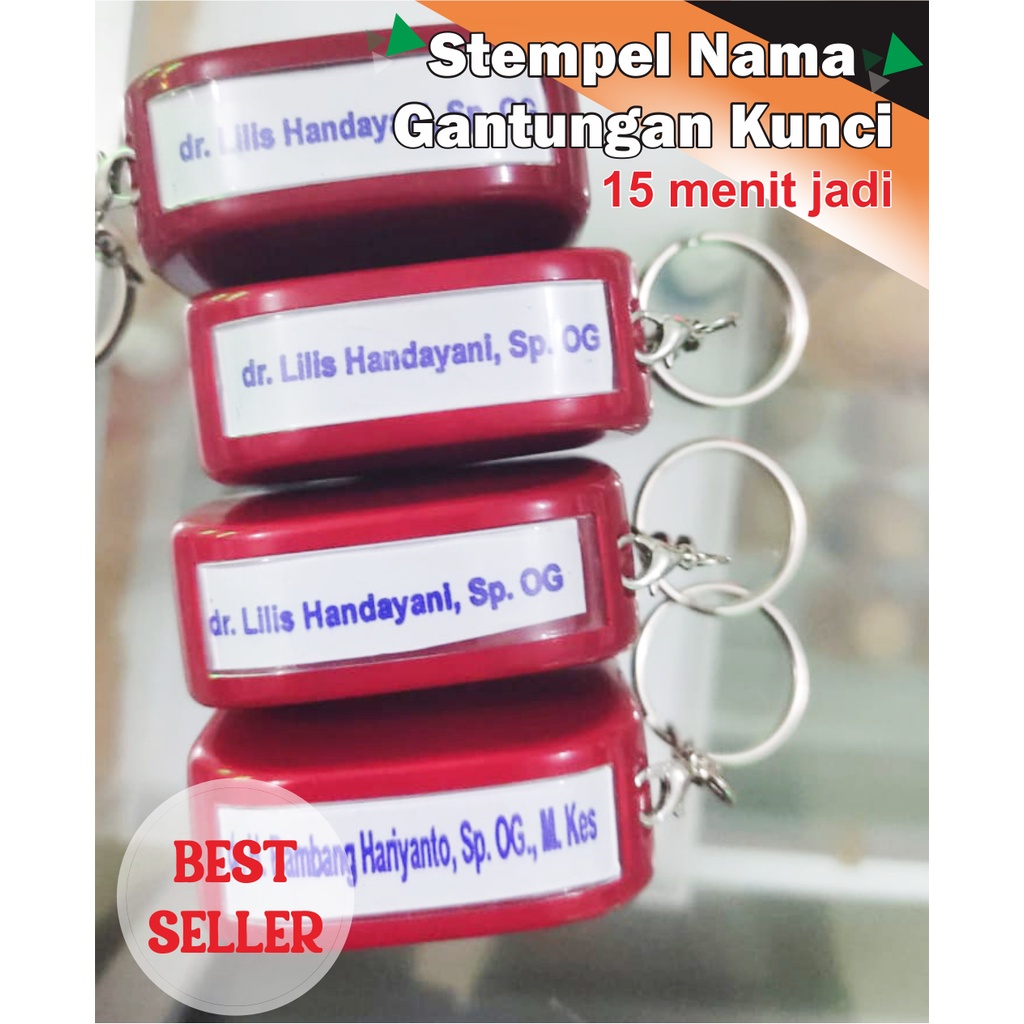 

stempel nama ganci/ stempel nama / stempel warna