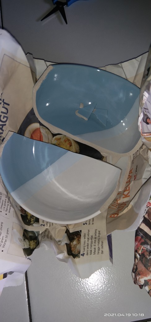Mangkok Keramik Kaibon 15cm Tebal Tahan Panas